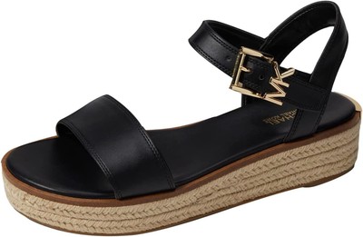 Michael Michael Kors Women's Richie Espadrille Wedge Sandals Black 10 M |  eBay