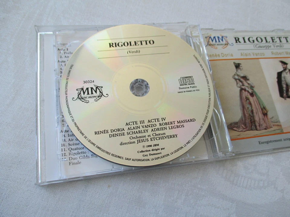 Giuseppe Verdi - Rigoletto - Doria - Vanzo - Massard - Etcheverry - 2 CD Set - Bild 4 von 4