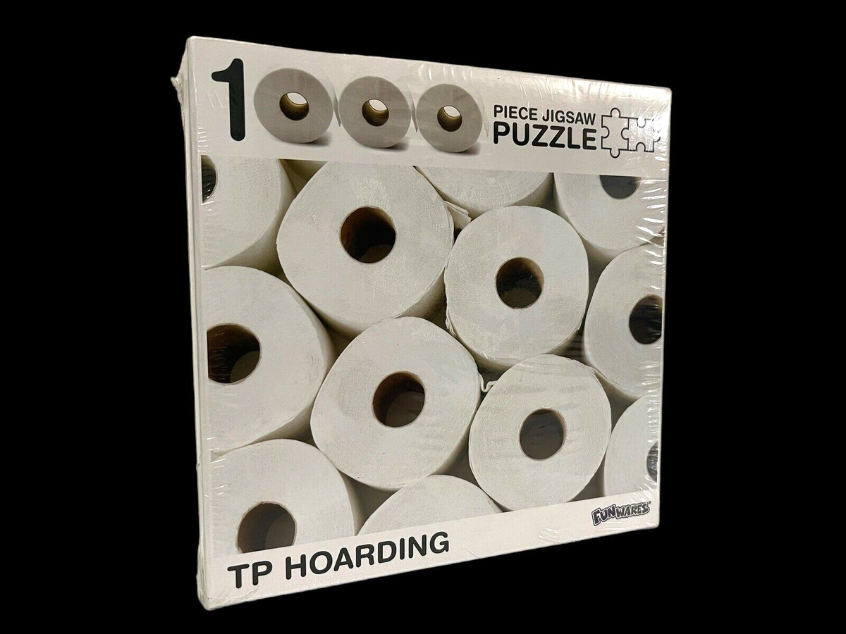 Toilet Paper Hoarding Puzzle 1000 Piece Funwares Jigsaw Puzzle Fun