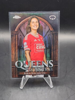 Kika Nazareth 2023-24 Topps Chrome UEFA Women's Queens of Football #QF-11