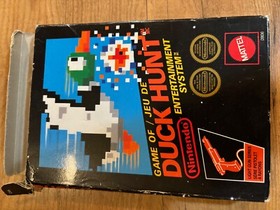 Duck Hunt Nintendo NES Boxed Box Sticker Seal CIB Complete