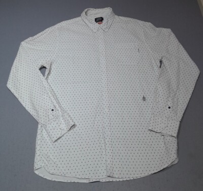 Scotch & Soda Hemd Herren XXL Weiß Fareast Amsterdam Slim Fit Funky