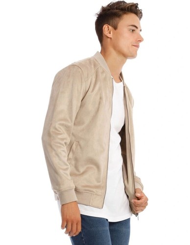 Kenji Travis Sueded Bomber Jacket-New 