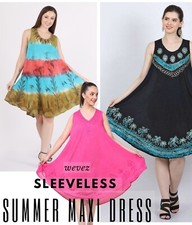Women's Floral Printed Sleeveless Tank Midi umbrella Dresses Wholesale Mix lot