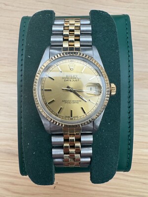 Rolex Oyster Perpetual Datejust Champagne Men's Watch - 16013 - 36 MM