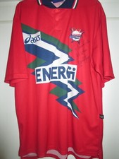 Lancashie Lightening 1990's signed Cricket Shirt COA /31167