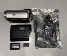 Sony Handycam HDR-SR5 40 GB Camcorder With Charging Station  Memory Card
