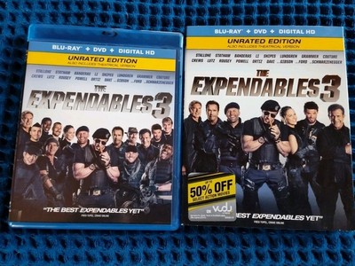 The Expendables 3 (Blu-ray, 2014)W/Cardboard Sleeve, Lionsgate.DVD.