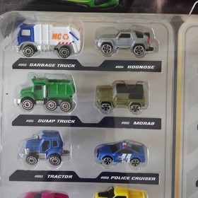 Micro Machines Super 15 Garbage Truck Dump Truck Ambulance Paso Fino Police Car