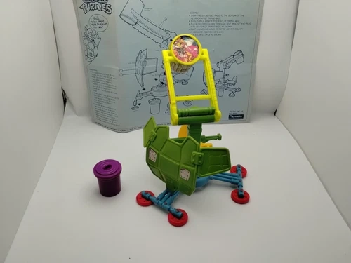 Vintage TMNT Retro Catapult 1989 Playmates Action Figure Ninja Turtles Vehicle