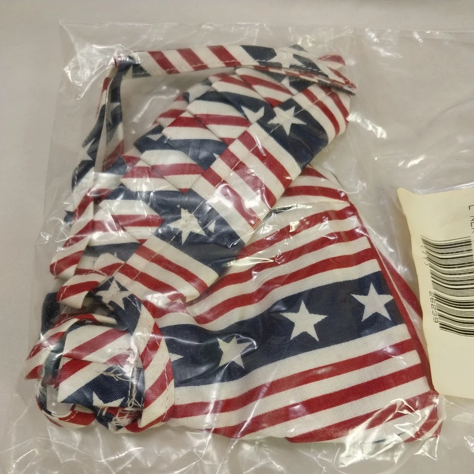 1997 Longaberger Patriot Basket with Fabric liner and plastic protector NEW - Image 3 of 4