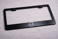 Laser Engraved Etched Volvo Stainless Steel License Plate Frame
