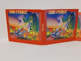 Sol-Feace (Sega CD, 1992) Complete w/ Sleeve & Manual!