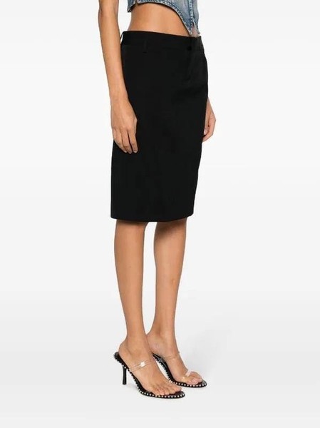 Women Dsquared² Skirt Black Wool 38