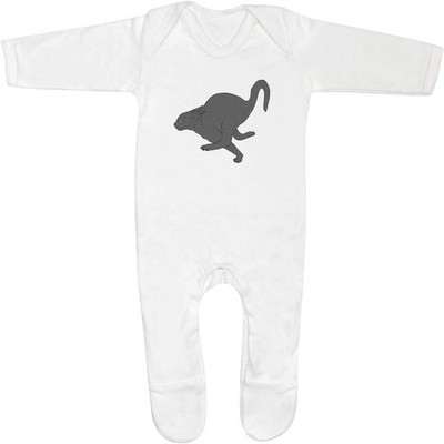 Baby Strampler Jumpsuits / Schlafanzüge ''Running Scared Cat'' (SS054755)