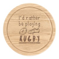 I'd Eher Sein Playing Rugby Rund Zerkleinern KäSebrett Lustig Liga Union