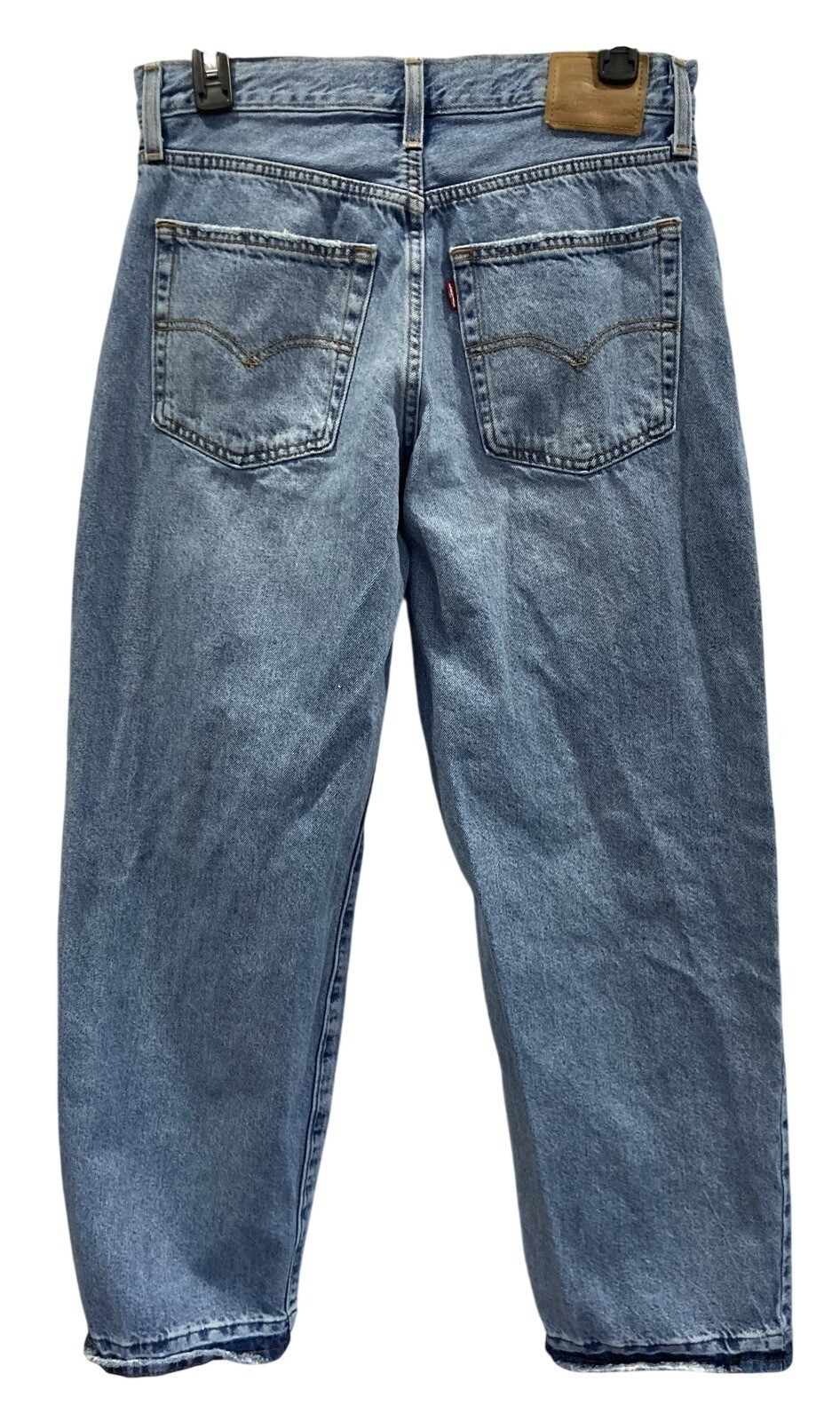 Levis Baggy Dad Jeans size 28 Baggy Light Wash Mid Rise Distressed 80 90s Grunge thumbnail 2