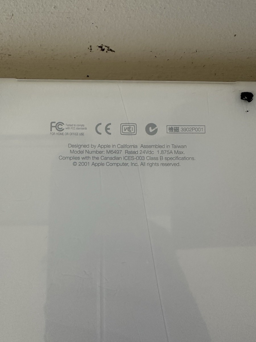 APPLE iBOOK G3 SNOW MODEL M6497 DVD ROM/CDRW 12.1