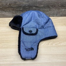 The North Face Hat Cap Trapper Blue Black Den...