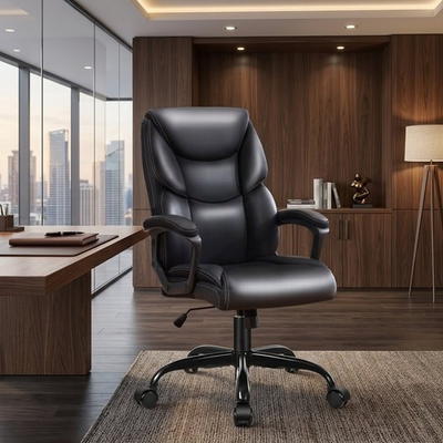 #ad Executive Leather Office High Back Desk Chair Task Computer Rolling Wheels $99.99