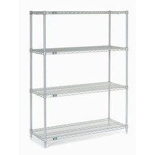 Nexel 18425C Nexel Chrome Wire Shelving 42"W X 18"D x 54"H