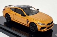 Paragon 1/64 Scale - Bmw M8 Coupe Ceylon Gold Lhd Metal Model Car