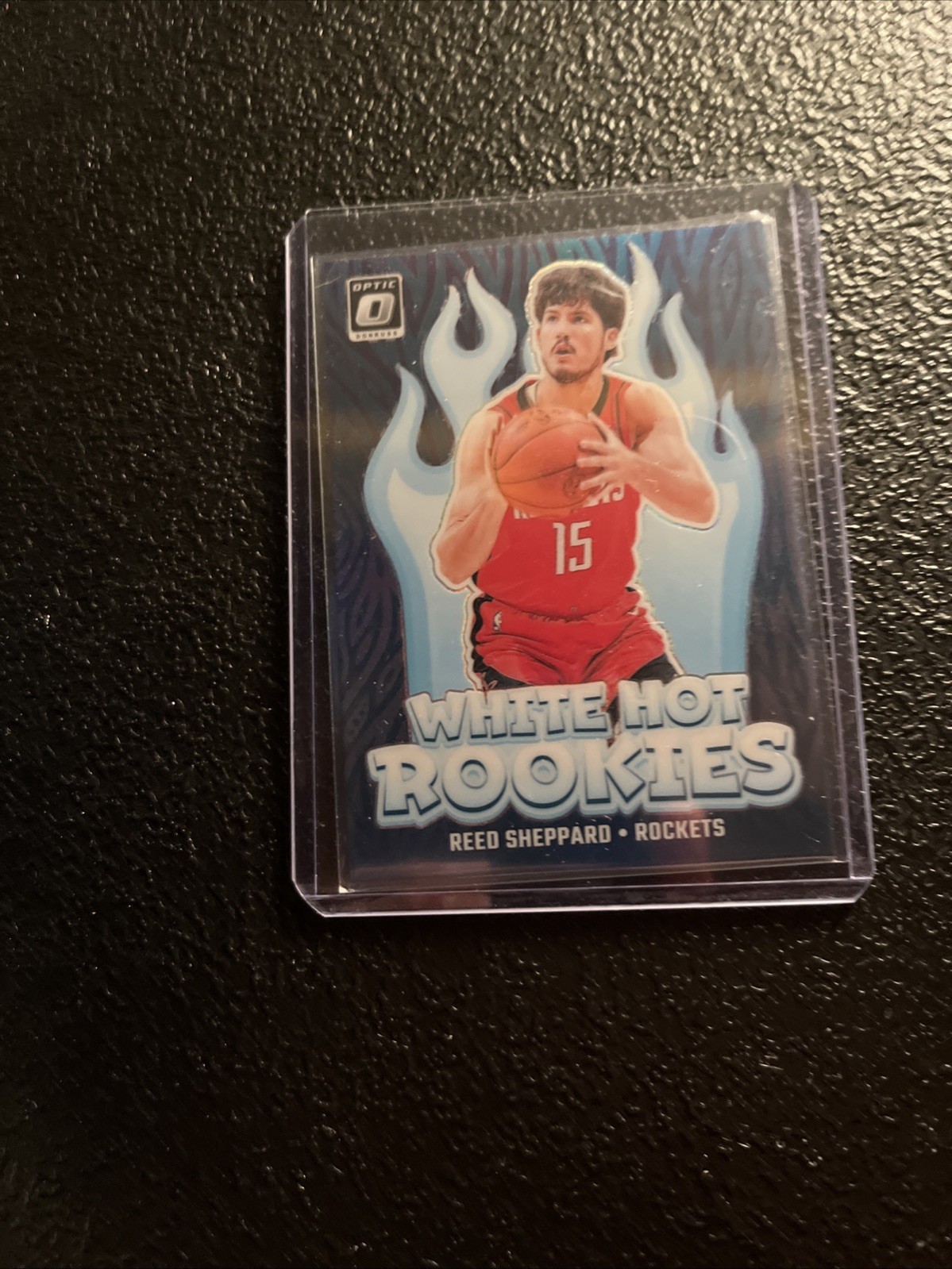 2024-25 Panini Donruss Optic Reed Sheppard White Hot Rookies #12 Holo Prizm