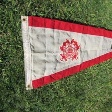 Rare Burgee Command Pennant Flag Ensign USCG Coast Guard Ship No. 7  43 inches