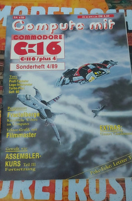 Compute mit Commodore C16 C116 Plus/4 SonderAusgabe Magazin 4/89 .264 8-bit
