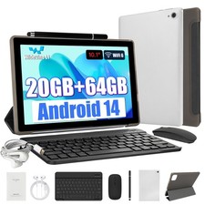 Android 14 Tablet 64GB 8MP 5MP Wifi 6 Support Widevine L1 HD Touch Screen 10.1"