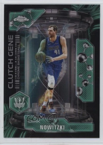 2025 Topps Chrome Dirk Nowitzki Refractors Aqua (RAW)