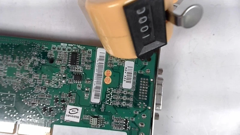 0G0169 nvidia dell 64MB agp VIDEO card with S-VIDEO and dvi output svideo outpu - Image 3 of 3