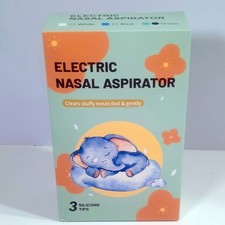 Nasal Aspirator SL-5 Electric Rechargeable Baby Nose Cleaner 3 Tips Open Box