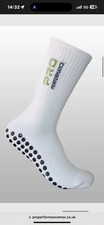 Grip Socks 2.0 Midcalf Length White UK Size 8-13