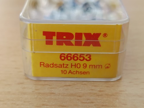 Juego de ruedas Trix International 66653 / 56 6653 00 H0 Ø 9 mm (9 piezas) | Condition: Neu