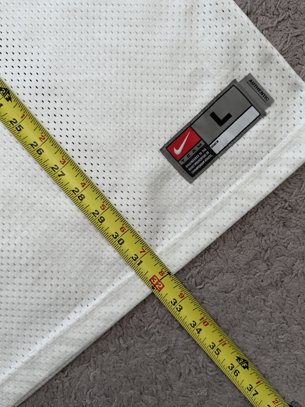 Nike Ohio State Buckeyes #28 Chris Beanie Wells White Jersey Men’s Size Large thumbnail 7