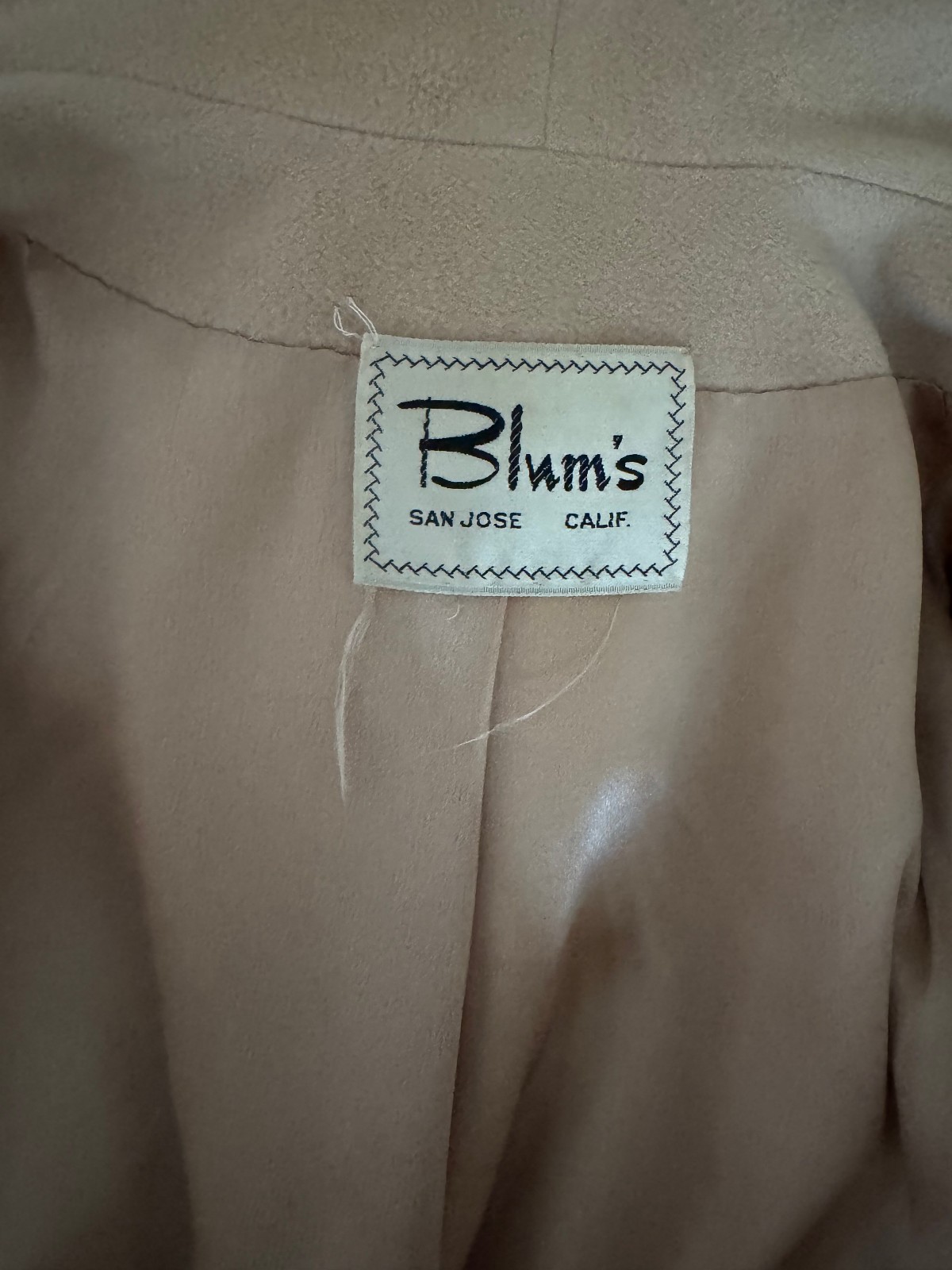 Vintage Blum's San Jose La Vigna 100% Cashmere Woman's Coat