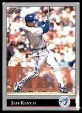 Jeff Kent 1992 Leaf #445 Toronto Blue Jays MLB READ FREE SHIPPING AutographDen