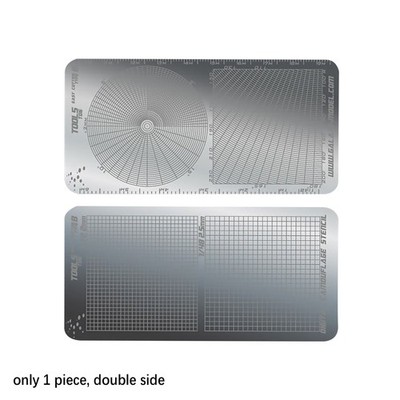 T06A02 Stainless Steel Masking Sheet Easy Cutting Type Board Hobby Tools Coo