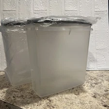 Tupperware Cereal Keeper Containers 13 Cup #469, Black Pour Seal