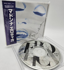 MADONNA Erotica Japan 1st Edition CD WPCP-5000 w/OBI 14tracks MAVERIC/SIRE 1992