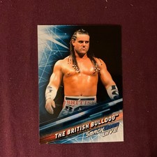WWE legends THE BRITISH BULLDOG 2019 topps wrestling card ic champ tag team uk