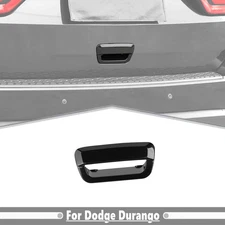 For Dodge Durango 14-26 Glossy Black Tailgate Door Handle Cover Trim Decor Bezel