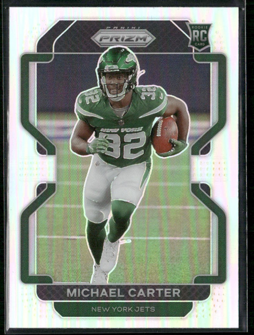 2021 Panini Prizm #V-365 Michael Carter Rookie Variations Prizm Silver