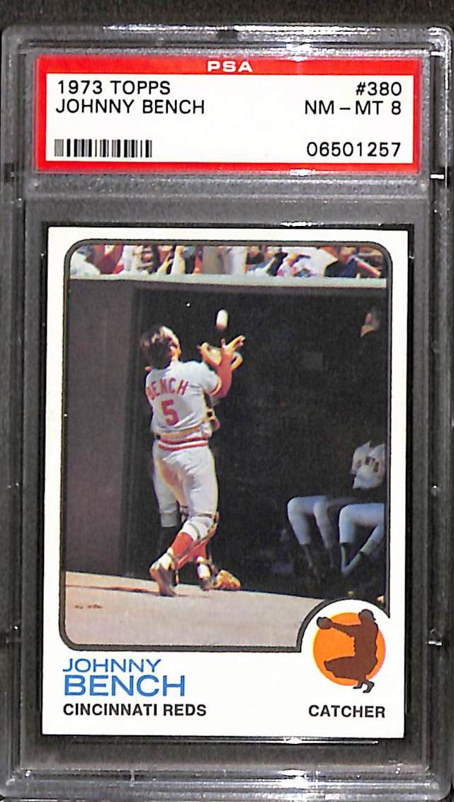 1973 Topps #380 Johnny Bench front