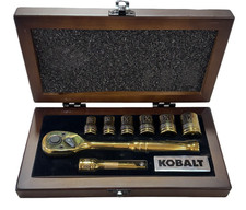 Kobalt 8 Piece 38 Drive Yellow Ratchet Socket Set With Hard Case 87636 Kobalt 8 Piece 38 Drive Yellow Ratchet Socket Set With Hard Case 87636