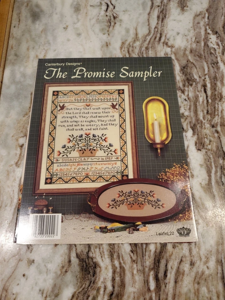 Canterbury Designs Counted Cross Stitch Sampler Pattern Leaflets Lot Of 2 - Image 3 of 4