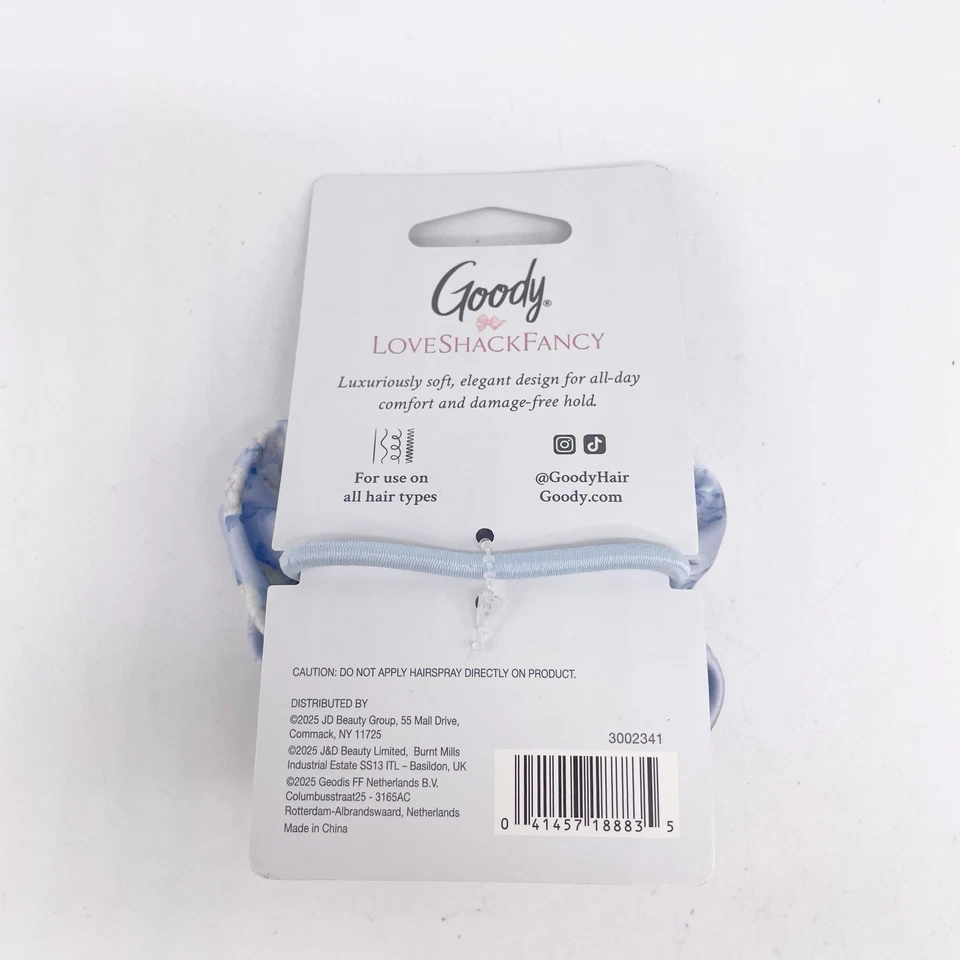 Love Shack Fancy x Goody Flower Elastic Hair Tie Scrunchie Everblooming Rosettes - Image 2 of 2