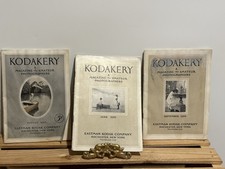 Kodakery Eastman Kodak Company Three Books Sept 1920, June 1920  Aug 1929