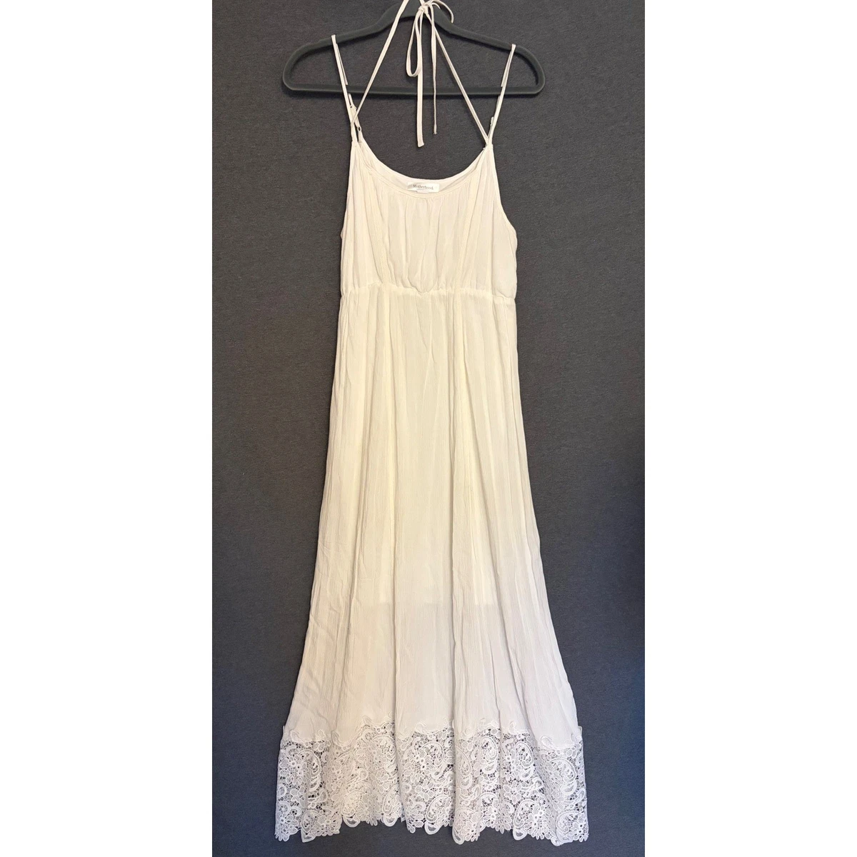 Lace Sleeveless Maxi Maternity Dresses for sale | eBay